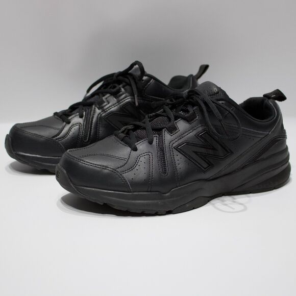 New Balance 608 Slip Resistant Walking Work Shoes Black Leather Men 9.5EE X-Wide main image 13